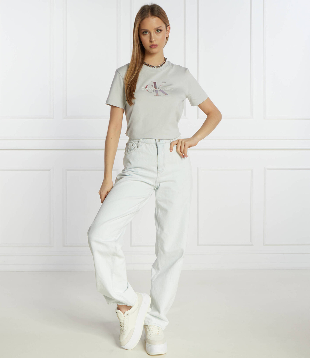 Футболка CALVIN KLEIN JEANS - серый(J20J223264)