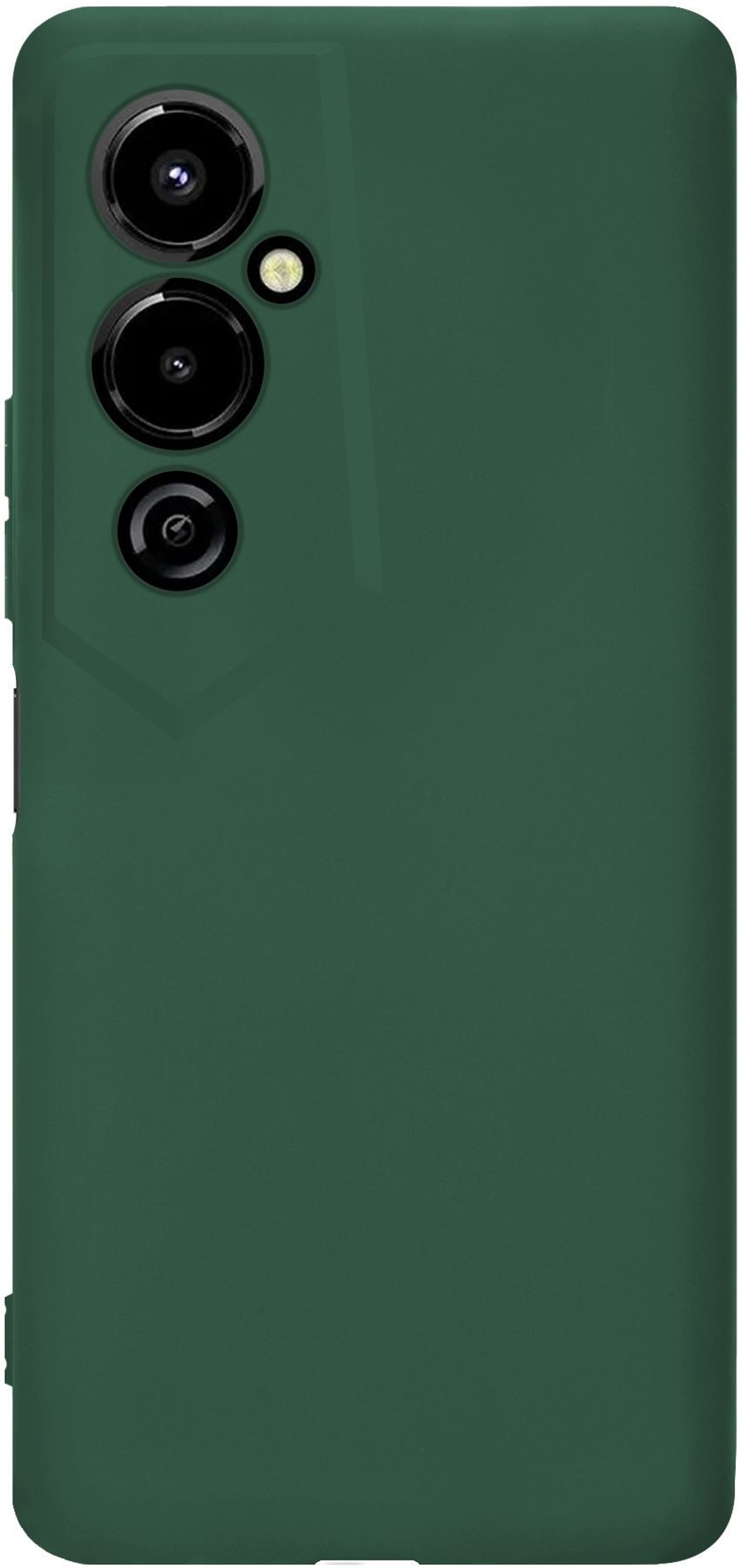 Мягкий Soft Touch чехол из силикона для TECNO POVA 4 PRO с бархатной подкладкой