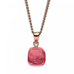 Колье Qudo Firenze padparadscha 400098.1 R/RG