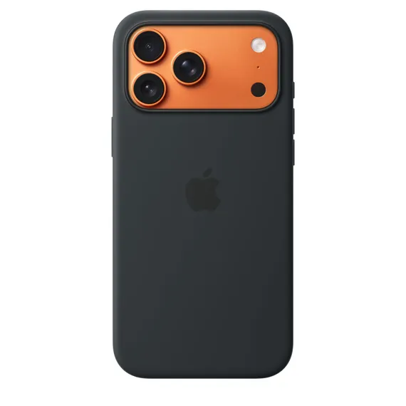 Чехол Silicone Case MagSafe для iPhone 17 Pro Черный