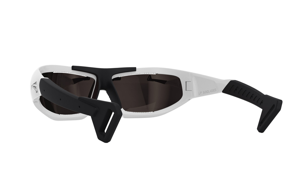 Спортивные очки LiP Surge / Gloss White - Black / PC Photochromic / ecLiPse Series ML Red Brown Lens