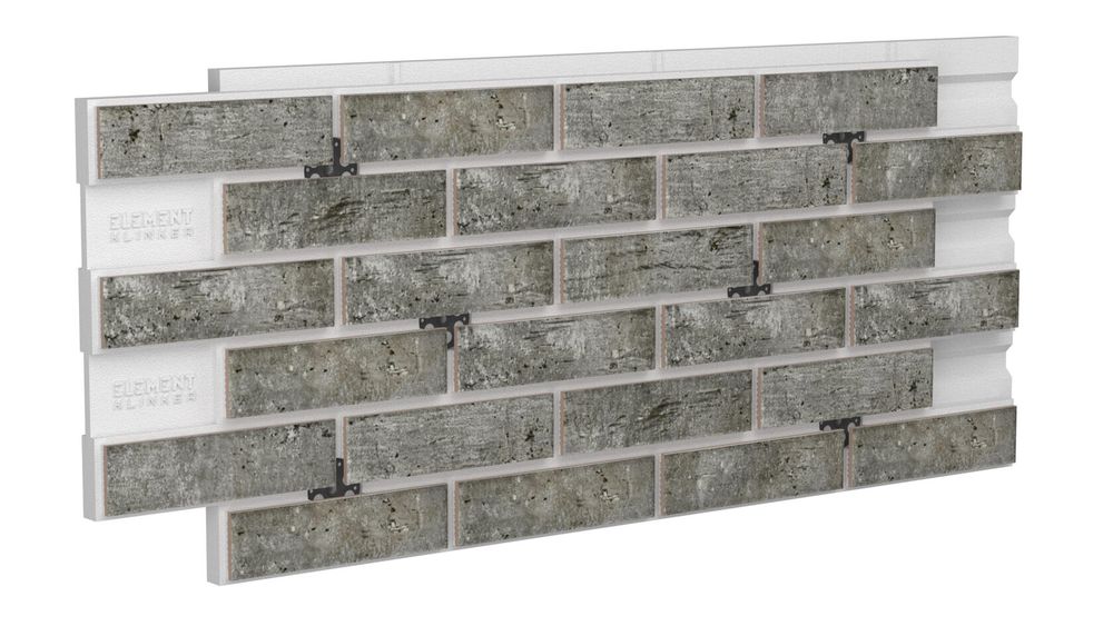Термопанель ППС 2.0 Element Klinker Exclusive Cement Dark