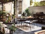 Подушка на стул IKEA KLOSAN (КЛЁСАН), Синий, 44х44 см