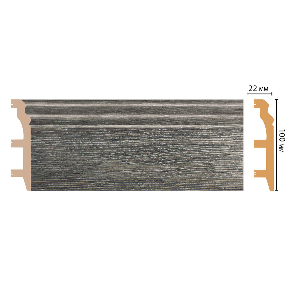 Плинтус Decomaster D232 D232-87 ДМ