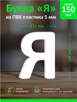 Буквы из пластика на стену