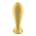 Золотистый анальный вибростимулятор 11,3см Satisfyer Intensity Plug