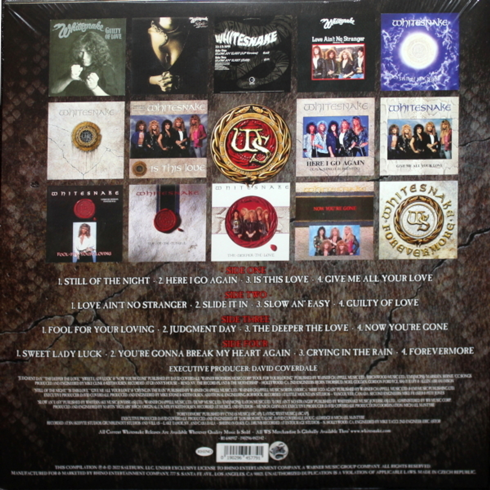 Whitesnake / Greatest Hits - Revisited - Remixed - Remastered - MMXXII (Coloured Vinyl)(2LP)