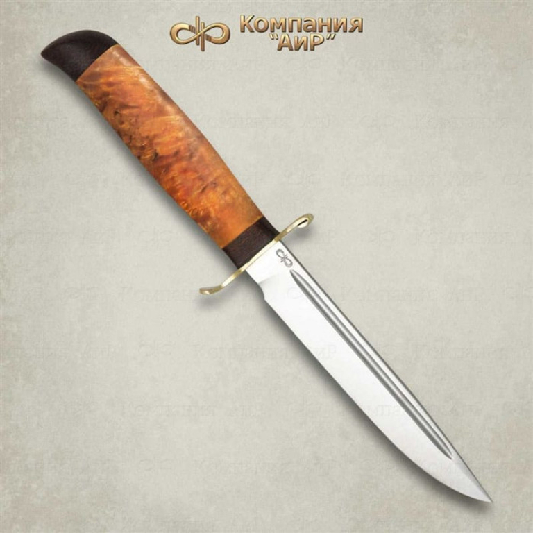 Нож Финка-2 Вача, карельская береза, 100х13м,
