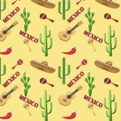 Mexico ( на желтом)
