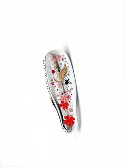 S-HEART-S Подарочный набор с расческой Scalp Brush «CRANE OF BEAUTY» и чехлом