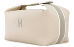 HERMES Bride a Brac Cotton Storage Bag, Toiletry Bag Large Women"s Ecru