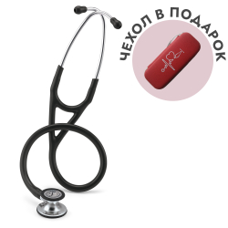 Стетоскоп Littmann Cardiology IV, черный, зеркальная акустическая головка (6177)