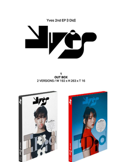 Альбом YVES - I Did 2nd EP Album 2 Version SET