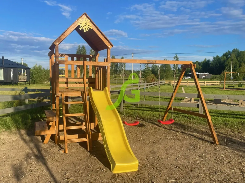 Детская площадка Крафт ПРО-3 (скат 2,2)