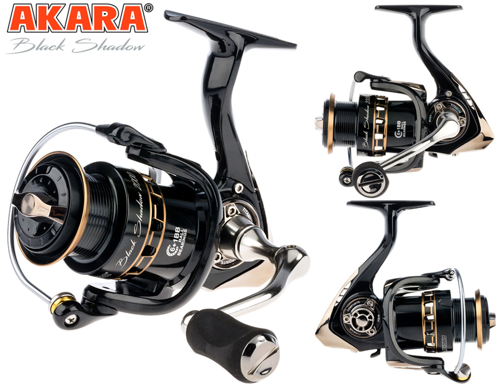 Катушка рыболовная Akara Black Shadow 6+1 bb