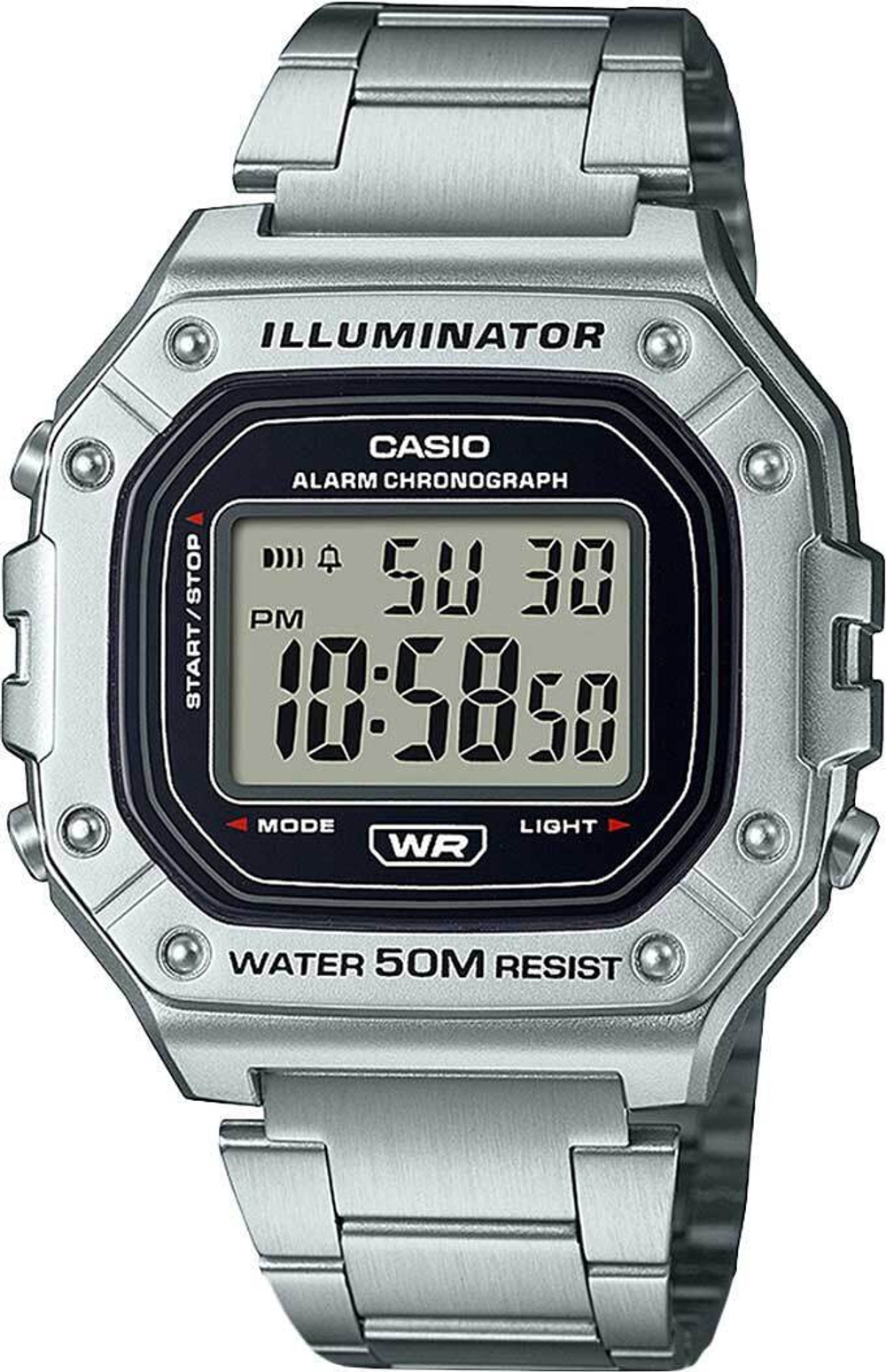Унисекс.  наручные часы Casio W-218HD-1A