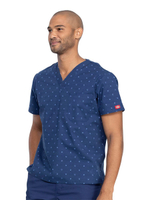 Топ медицинский мужской Dickies Prints DK725, подковы, 4XL