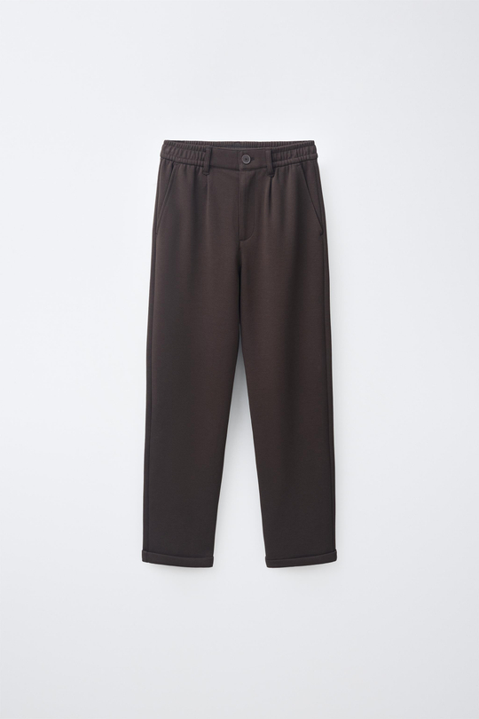 ZARA БРЮКИ RELAXED COMFORT, ШОКОЛАДНЫЙ