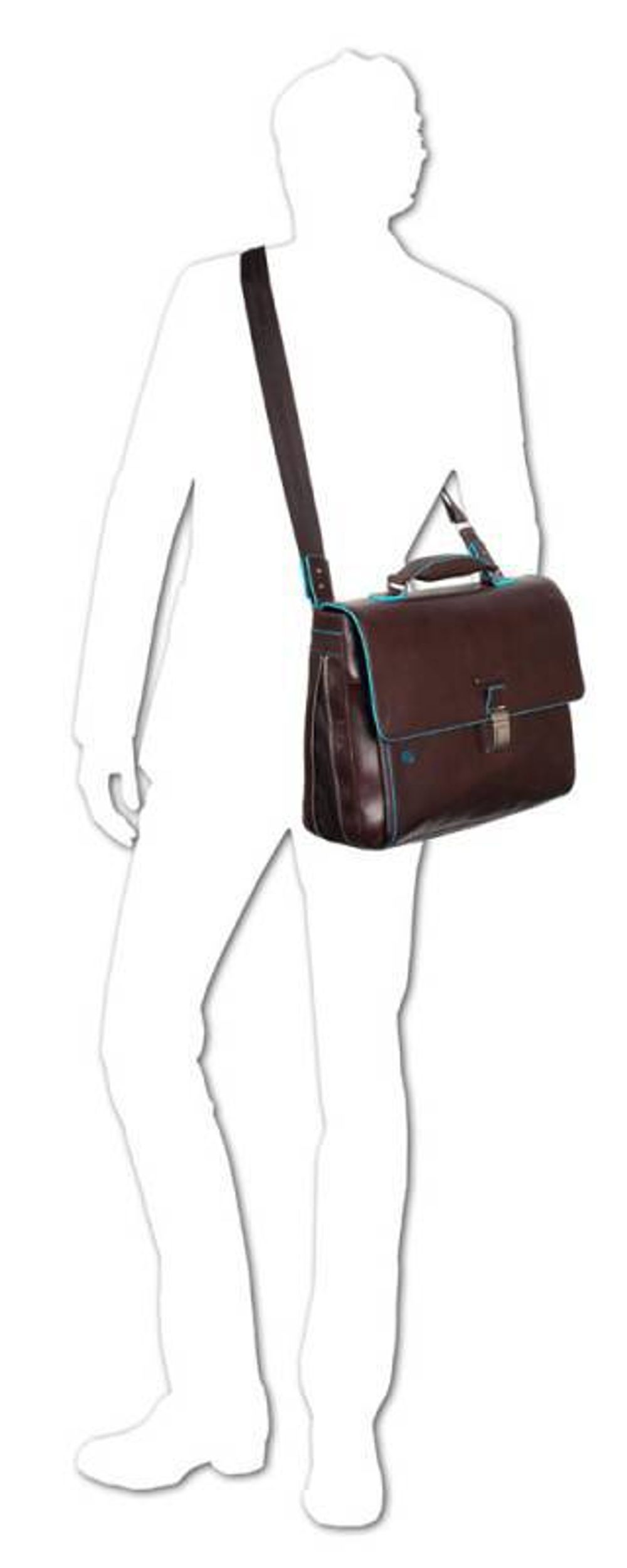 Сумка мужская Piquadro Blue Square черный (CA3111B2/N)