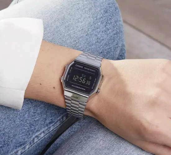 Электронные наручные часы Casio A168WEM-1D