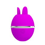 Лиловый двусторонний вибростимулятор клитора Baile Pretty Love Gemini Ball BI-300001
