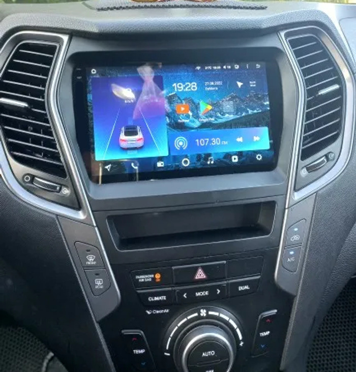 Магнитола для Hyundai Santa Fe 2012-2018 - Kuberg DUDU7 OL-9703 QLed+2K, Android 13, Быстрейшая, UIS7870 (DUDU7), CarPlay, SIM-слот