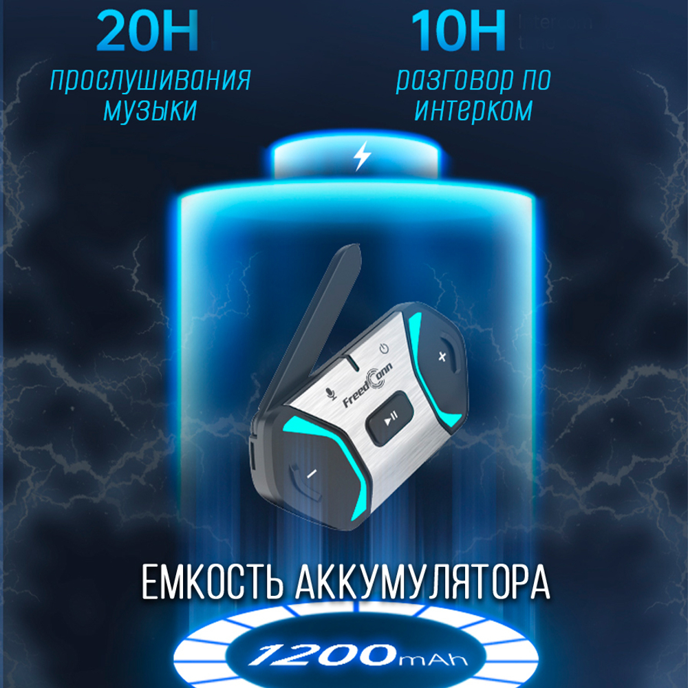 Мотогарнитура Freedconn FREE+, спортивная