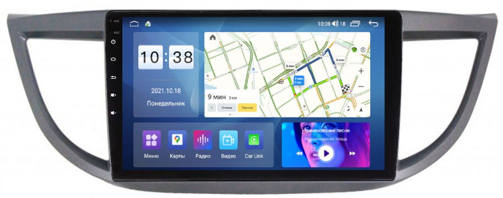 Магнитола для Honda CR-V 2012-2018 - Parafar PF983UHD на Android 13, Быстрая, QLED, CarPlay, 4G SIM-слот