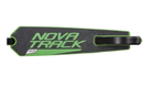 Самокат Novatrack Polis Plastic NF, колеса 230/180 мм, зеленый