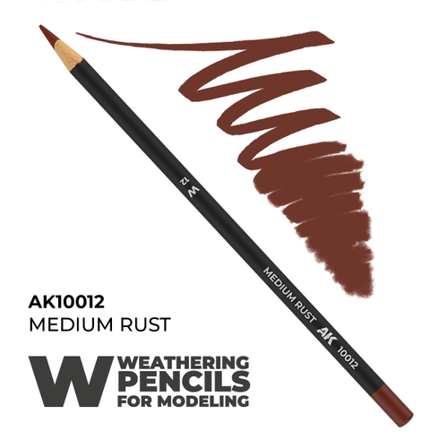 Карандаш Medium Rust — AK Interactive Weathering Pencils, AK10012
