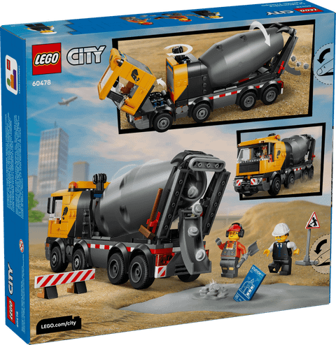 Конструктор LEGO City 60478 Cement Mixer