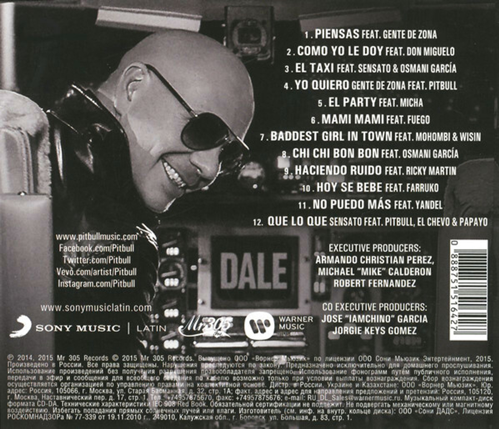 Pitbull — Dale (CD)