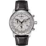 ZEPPELIN Hundred Years Collection Quartz Movement Men"s Watches Watch Silver Dial Stainless Steel Case