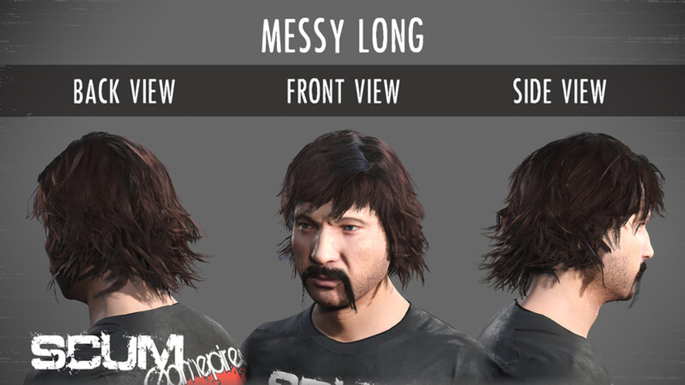 SCUM - Male Hair Pack (для ПК, цифровой код доступа)