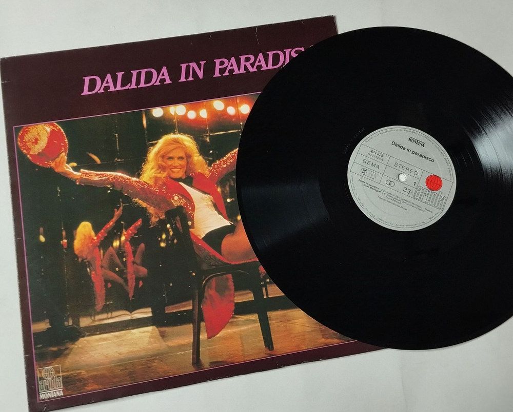 Винтажная виниловая пластинка LP Dalida In Paradisco (Germany 1980)