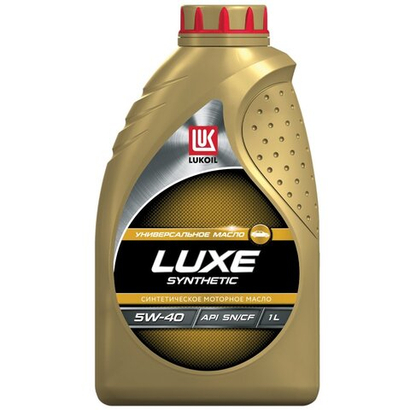 Масло Лукойл Luxe 5W40 SN/CF A3/B3/B4 (1л) синтетика