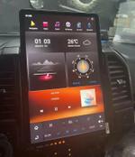 Магнитола для Ford F-150 2015-2020 (SYNC 2) - Kuberg ZF-3035-S2-GE вертикальный экран в стиле "Тесла" на Android 13, CarPlay, 4G SIM-слот