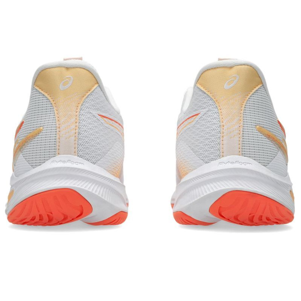 Женские кроссовки для бадминтона/сквоша Asics Netburner Мячistic FF 4 - white/vivid coral