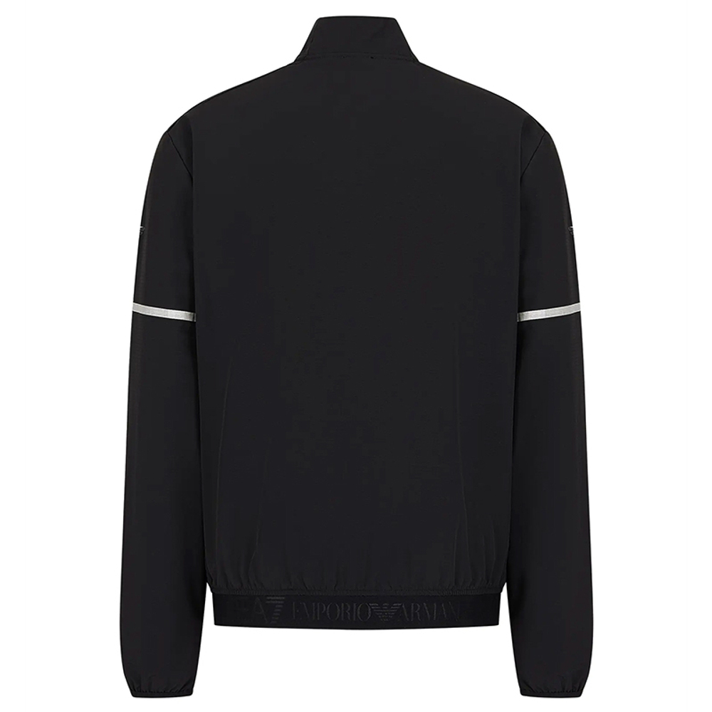 Мужская теннисная кофта EA7 Woven Bomber Jacket - black