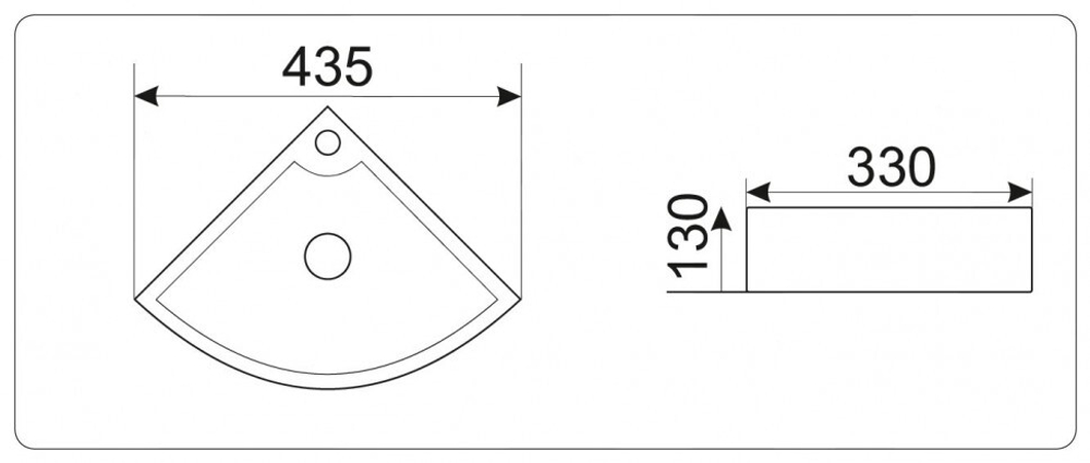 Умывальник CeramaLux 9067B