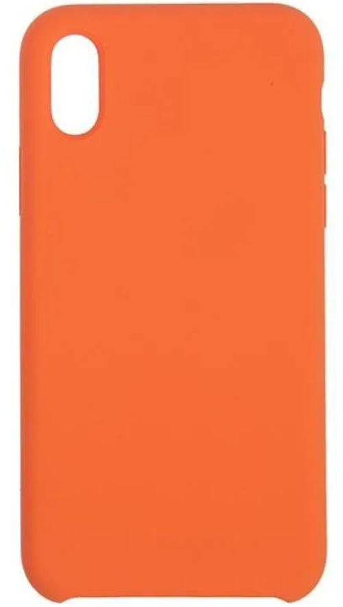 Чехол-накладка  i-Phone X/XS Silicone icase  №02 абрикосовая