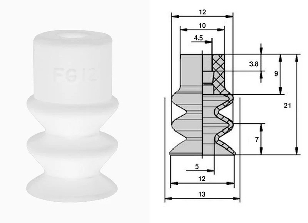 Fg12 white silicone
