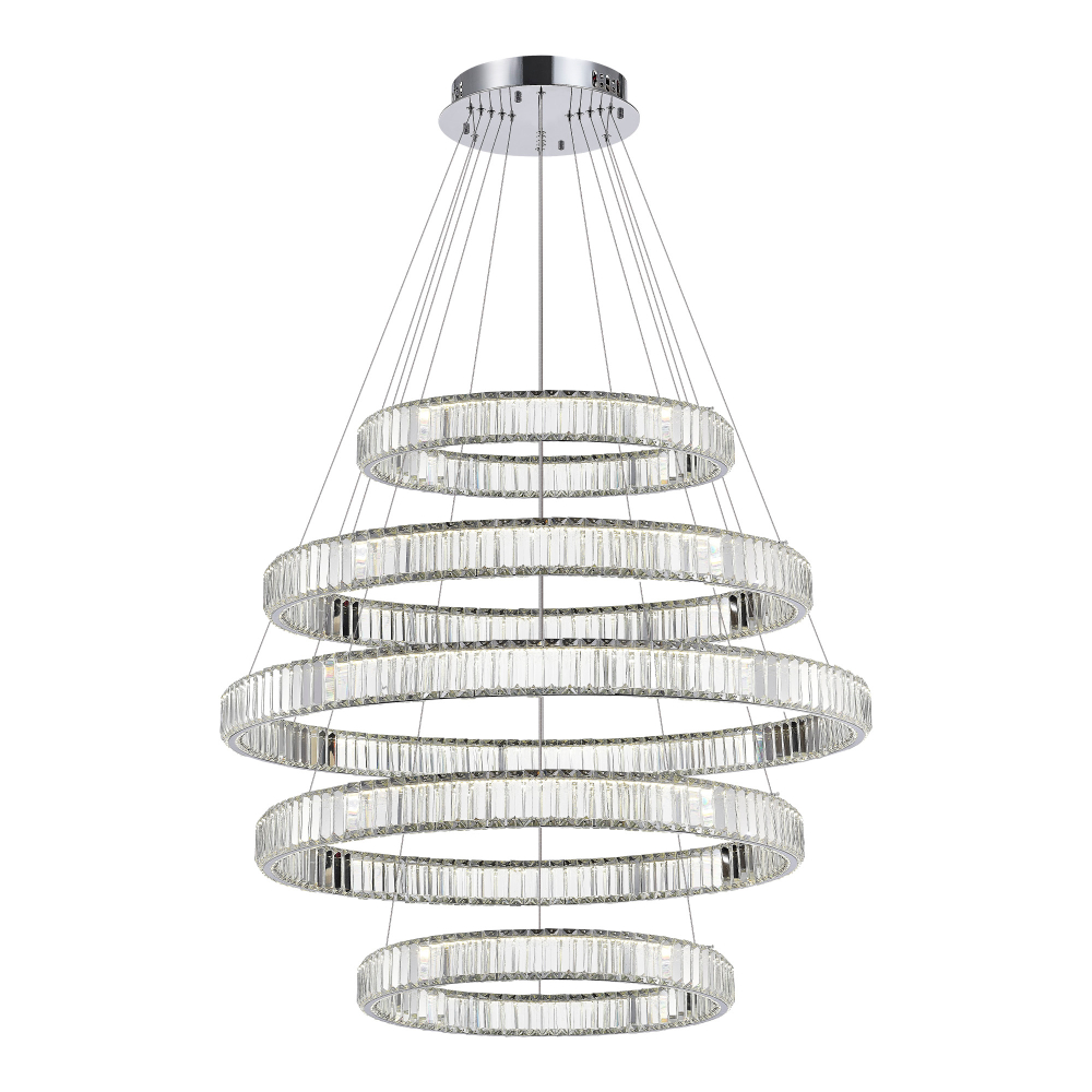 Светильник светодиодный, хром, прозрачный, TIVOLI, LED, 255