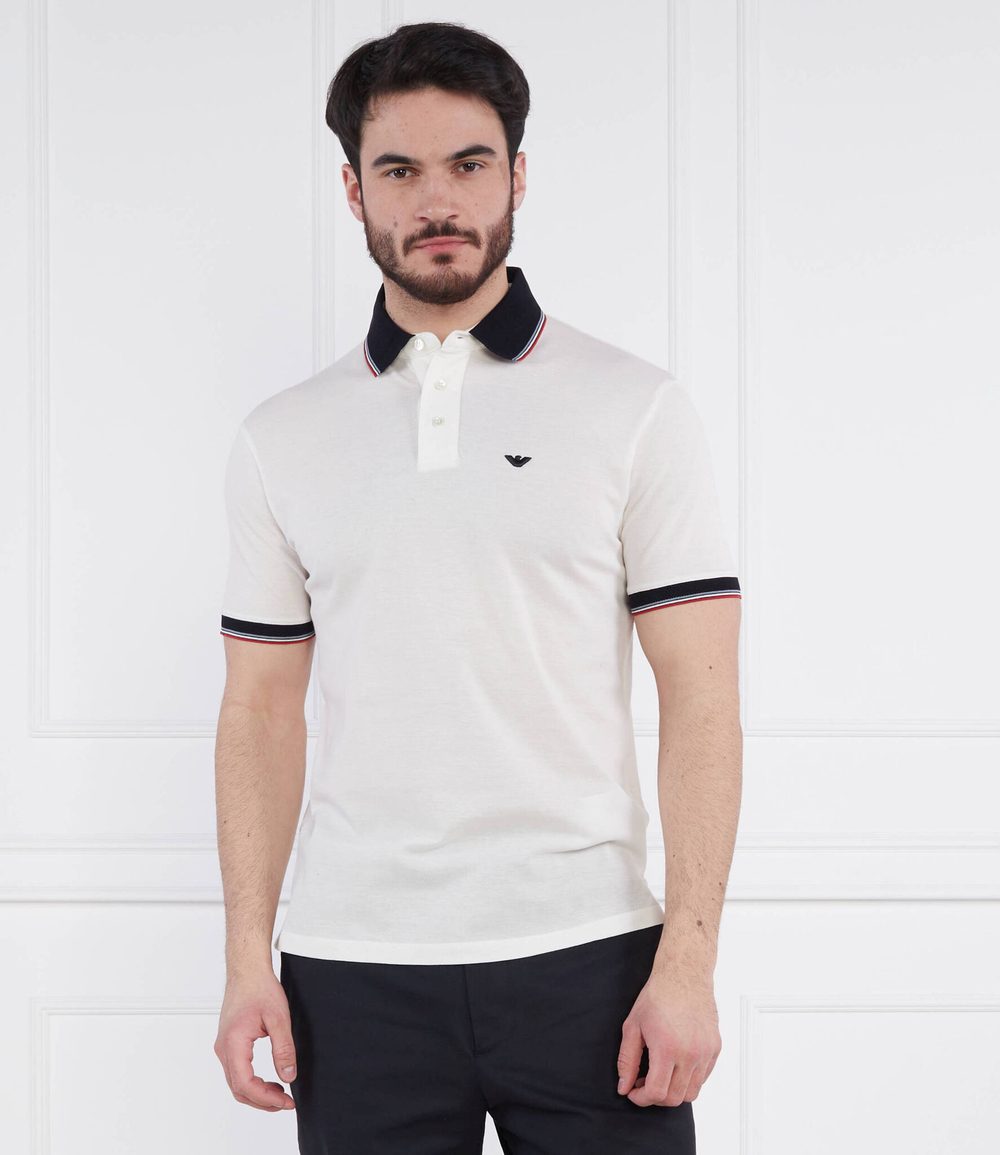 Поло Emporio Armani - кремовый(3R1F70 1JTKZ)