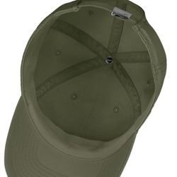 Теннисная кепка Nike Dri-Fit Club Unstructured Metal Swoosh - medium olive/white