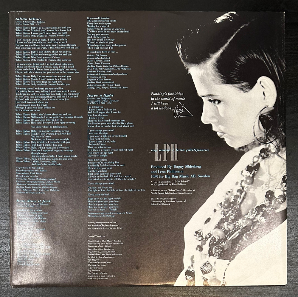 Lena Philipsson - My Name (Швеция 1989г.)