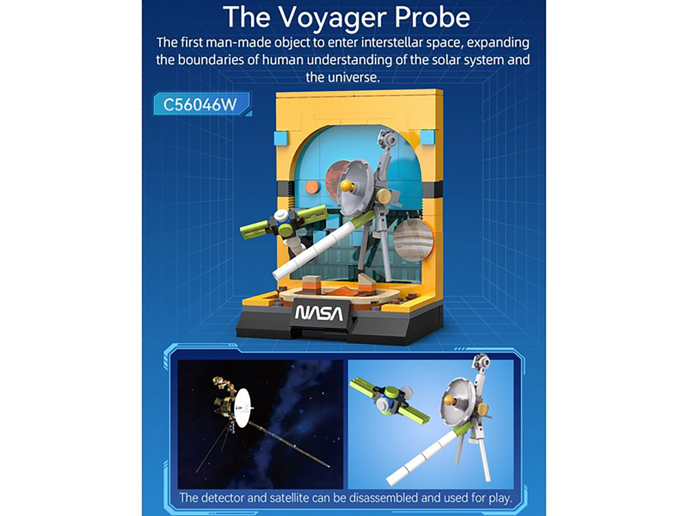 Конструктор CaDA NASA Зонд Voyager (149 деталей)