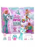 Адвент календарь набор с куклой Барби Cutie Reveal HJX76