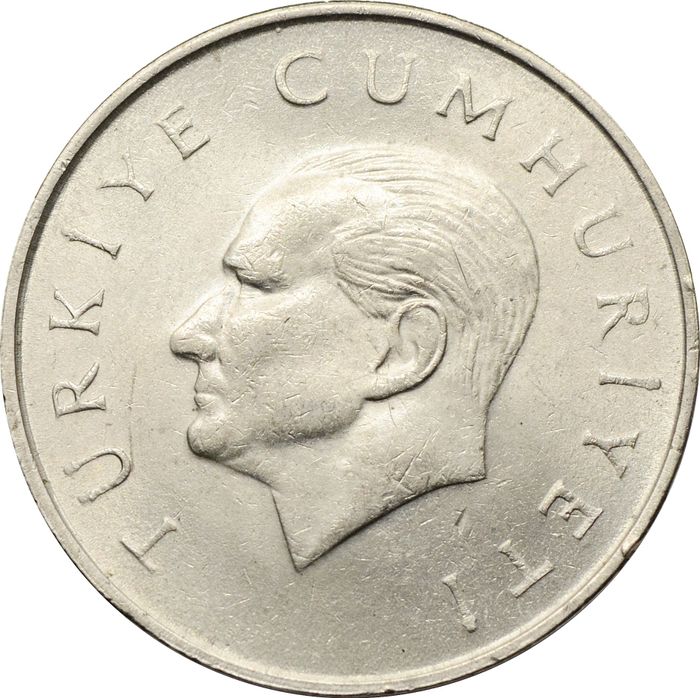 25 000 лир 1995-2000 Турция (25 Bin Lira) XF-AU