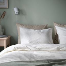 Набор наволочек IKEA DVALA (ДВАЛА), Белый, 50х80 см, 2 шт